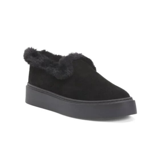 Aquatalia Letty Cozy Slip On Sneakers Made In Italy Suede Women's Size 9 - Picture 1 of 12